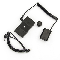Support de batterie factice à soufflet NP-FZ100 F970 pour Alpha A7III/A7IV/A6600/A7SIII/A7C/A1/FX3/A7R3/A7R IV/A9, prise DC 12V courte