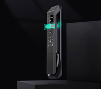 Serrure intelligente WiFi avec application, empreinte digitale, pour portes en bois et en aluminium, avec caméra et télécommande