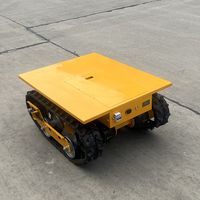 Kompaktes Gummi-Raupenfahrwerk 0,5 Tonnen 1 Tonne 2 Tonnen Kettenfahrgestell Geeignet für Gewächshaus- und Bergtransport