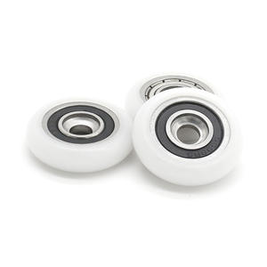 Rouleaux à roulement à billes à tête fraisée revêtus de POM double face en gros, griffes mécaniques, poulies de ligne d'assemblage - Product Image 4