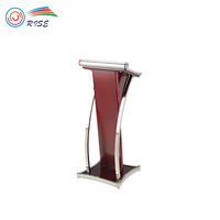 Hotel De Madeira Metal Stands Púlpito Da Igreja Púlpitos/Tribuna Podium Fala Carrinho Para Venda