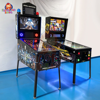Máquina de Pinball Virtual Retro de 49 Pulgadas 4K con 10 Solenoides y Motor de Vibración con Respuesta Táctil para el Hogar