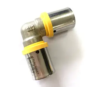 China Reliable Supplier 16-32mm U Type Quick Connection Brass Press Fitting For Hot Water Pipe