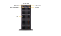SYS-741GE-TNRT 4U GPU Tower Server Dual Intel Xeon 6 DDR5 PCIe 5.0 Multi GPU AI Computing Deep Learning Workstation.