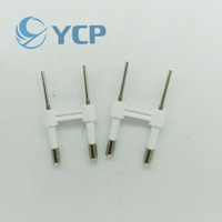 Pince de contact en laiton en cuivre pur 4,0 mm norme UE 250 V, pleine ou creuse, 10 A 16 A, pour insert de fiche