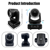 Projecteur LED mobile Sharpy 100W avec bandes flexibles, DMX512, lumières DJ à contrôle sonore, éclairage de scène pour bar et discothèque