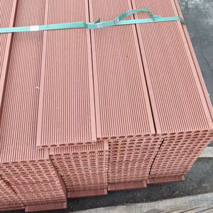 Para <span class=keywords><strong>Trex</strong></span> Outdoor Garden Flooring Composto De Madeira-Plástico com Co-Extrudado WPC Superfície Anti-Slip e Tratamento De Grão De Madeira - Product Image 1