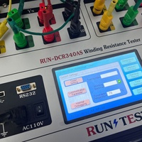 Testeur de résistance des enroulements de transformateur triphasé 40A |   Ensemble de test de résistance CC