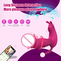 Masturbateur portable simulé télécommandé par application, prix d'usine, pour masturbation féminine, vibromasseur, produits sexuels
