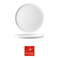 Assiette plate Grangusto Ø 27 cm H 1,8 cm Haute Cuisine Verre blanc Bormioli Rocco