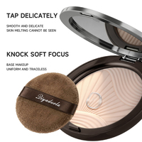 Poudre fixante translucide compacte effet mat léger et aérien, estompe les pores, avec houppette velours, longue tenue – Meilleure vente