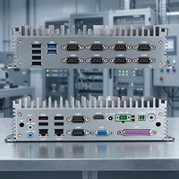 Carte mère industrielle embarquée sans ventilateur Intel Celeron J1900, 10 ports COM, ports RS485 LPT, double LAN, 8 Go de RAM, SSD, robuste, en stock