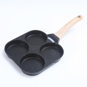 2024 productos de cocina más vendidos, 4 tazas <span class=keywords><strong>para</strong></span> huevos de fácil limpieza de sartén antiadherente, sartén <span class=keywords><strong>para</strong></span> <span class=keywords><strong>tortillas</strong></span> con cepillo de espátula de silicona - Product Image 5