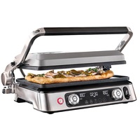 Grill électrique sans fumée avec plaque en PTFE amovible, utilisation intérieure et extérieure, pour usage domestique