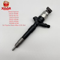 Injecteur de carburant Common Rail 23670 09380 23670 09360 295050 0810 Neuf Pièce de rechange pour moteur diesel 2.5L 2KD FTV de pick-up léger