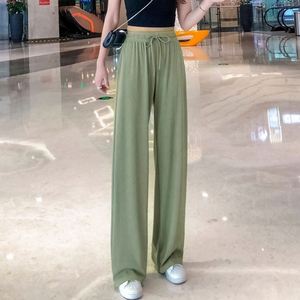 I-0510 Women Spring Waterproof Eco-Friendly Formal High Waist <b>Boot</b> Cut Loose Fit Full Length <b>Trousers</b> - Product Image 2