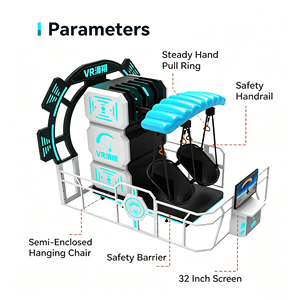 Simulateur de <span class=keywords><strong>Parapente</strong></span> VR 2 Places pour Centre Commercial, Expérience de <span class=keywords><strong>Vol</strong></span> 9D en Fibre de Verre pour 2 Joueurs - Product Image 3