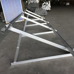Structure de montage de panneaux solaires en gros, montage <span class=keywords><strong>solaire</strong></span> pour <span class=keywords><strong>toit</strong></span> <span class=keywords><strong>plat</strong></span>, support de montage <span class=keywords><strong>solaire</strong></span> réglable pour 4 panneaux solaires - Product Image 1