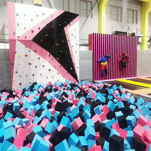 Parque <span class=keywords><strong>de</strong></span> Trampolines Grande para Hombres, Mujeres, Adultos y Niños, Área <span class=keywords><strong>de</strong></span> Juegos Interior con Equipamiento <span class=keywords><strong>de</strong></span> Entretenimiento Ninja Warriors - Product Image 4