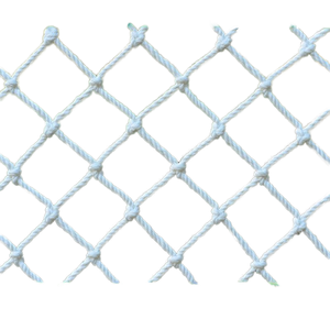Filets en plastique de sécurité de filet de sac à main d'isolation ignifuge de Protection de court de tennis plat anti-chute en nylon blanc - Product Image 1