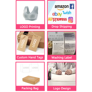 Wholesale M L XL XXL 3XL Push-up Comfort Wireless <strong>Bra</strong> Women's Bralette with Fixed Paddings - Product Image 6