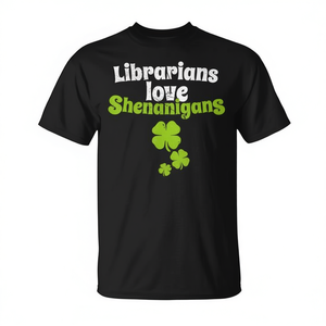Los bibliotecarios adoran las travestidices, camiseta con diseño de trébol del día de San Patricio - Product Image 2