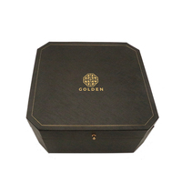 Nouvel arrivage de boîte d'expédition de carton ondulé rose de luxe avec impression personnalisée pour bijoux et montres emballage