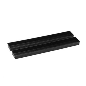 Boîte de rangement noire haut de gamme à ouverture supérieure sans couvercle, ajustement parfait pour 166 tuiles de mahjong américaines de 30 mm, organisateur robuste et portable - Product Image 5