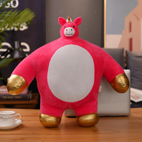 Nouveau design Oreiller en peluche panda doux et écologique Jouet en peluche unisexe personnalisé PT petite tête avec gros corps avec rembourrage en coton PP