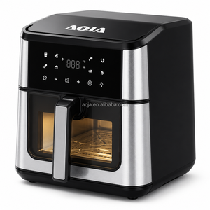 Friteuse à air personnalisable 8L 1800W, visible, arrêt et reprise automatiques par température prédéfinie, compatible lave-vaisselle, OEM ODM disponible - Product Image 1