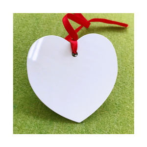 Ornamen sublimasi personalisasi <span class=keywords><strong>3</strong></span> "<span class=keywords><strong>3</strong></span>.5" 4 ", lingkaran kosong putih untuk dekorasi pohon Natal - Product Image 3