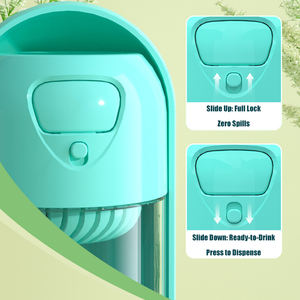 패셔너블한 접이식 휴대용 애완동물 여행용 컵 물병 급수기 필터 포함 - Product Image 2