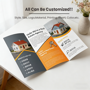 Op maat gedrukte A6 folderboekjes, glanzende kartonnen flyers, A4 A5 brochures, pamfletten, zakelijke reclameflyers, drukwerk service - Product Image 5