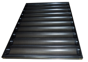 4 5 6 8 Baguette pain four antiadhésif de cuisson ensemble de cuisson, bandeja français moule à pain en acier au carbone en <span class=keywords><strong>aluminium</strong></span> plateau à baguettes - Product Image 5