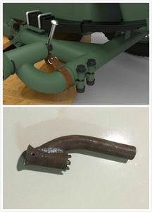 Raccord de connexion cadre principal à cadre de side-car pour motos à side-car CJK750 M1 M72 R71, Raccord de tuyau pour moto à side-car - Product Image 3