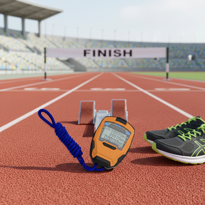 <span class=keywords><strong>Cronometro</strong></span> Sportivo Digitale Professionale EMAF con Logo Personalizzato, Multifunzione, Giallo, Resistente all'Acqua, Memoria 100 Giri, per Competizioni e Allenatori - Product Image 6