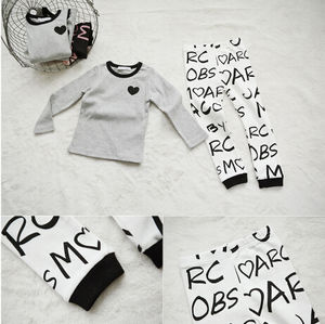 Vêtements pour enfants chinois à l'ancienne, ensemble de vêtements pour filles, pull d'automne - Product Image 5