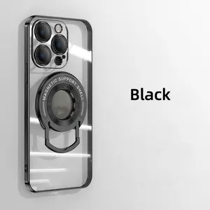 Anti Scratch gehärtetes Glas Kamera objektiv für magnetische Telefon hülle Zugstange TPU Telefon halter für iPhone Cover 13 Pro max 14 Pro max