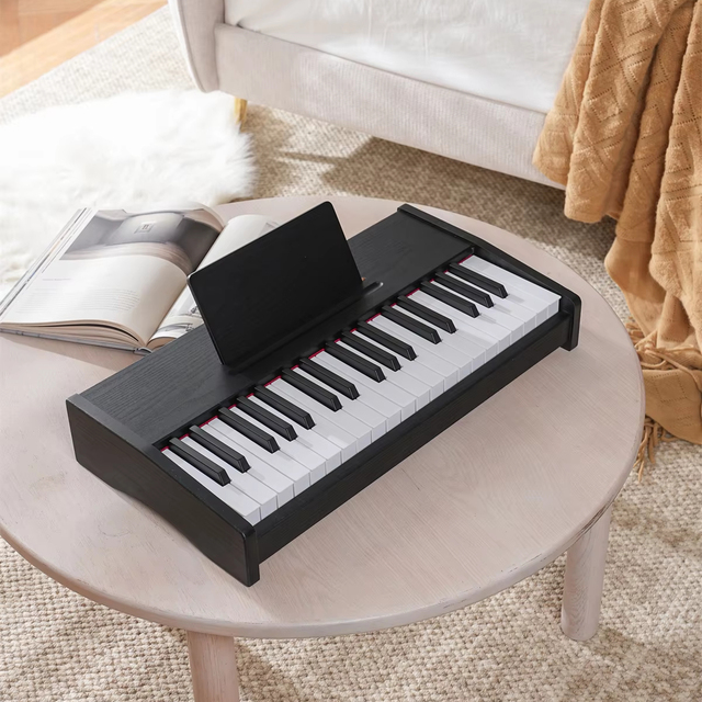 BDMUSIC High Quality 37 Keys Wooden & Plastic Toy Piano Electronic Keyboard Mini Portable Educational Toy From China for Kids