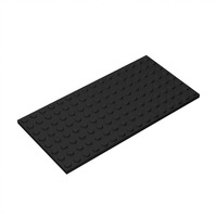 Plaque de base classique pour blocs de construction emboîtables 8x16 en plastique ABS de qualité supérieure, pour la construction, vente en gros, pièces de briques DIY personnalisées