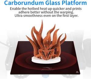 Resmi Creality Ender 3 V2 yükseltilmiş sessiz anakart markalı güç kaynağı ile 3D yazıcı carborglass cam platformu özgeçmiş - Product Image 5