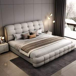 2025 <span class=keywords><strong>lit</strong></span> en cuir populaire avec <span class=keywords><strong>Suspension</strong></span> légère <span class=keywords><strong>lit</strong></span> <span class=keywords><strong>de</strong></span> maison multifonctionnel stockage réglable levage <span class=keywords><strong>lit</strong></span> Double King-size - Product Image 5