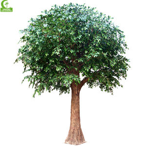 Árvores Artificiais de Carvalho e Ficus em Fibra de Vidro em Tamanho Real, Resistentes a Raios UV, para Decoração Externa – Venda Quente Direto da Fábrica - Product Image 3
