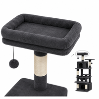 Arbre à chat double de luxe avec paniers, vente en gros, produit phare