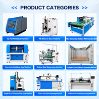 Machine de collage automatique CNC 1050 pour boîtes en carton, robot de pulvérisation de colle à chaud et à froid pour le scellage de boîtes en carton