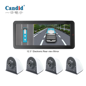 Monitor HD universal/personalizado de 12,3 pulgadas con sistema de cámara de visión trasera de 1080P Pantalla de 2-4 canales para autobús/camión - Product Image 1