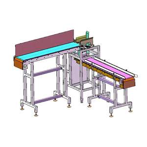 <span class=keywords><strong>Machine</strong></span> d'emballage automatique pour plateaux de viande congelée (steaks) avec peseuse combinée linéaire à bande - Product Image 6