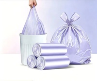 Sacs en plastique transparents en HDPE, personnalisés, imprimés, de sécurité, robustes, recyclables, imperméables, portables, souples, type T-shirt, pour la vente en gros