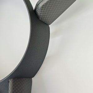 Cadre décoratif noir pour le volant de voiture de style GT avec effet de noircissement pour Macan Panamer Cayenne carrera 992419732 - Product Image 2