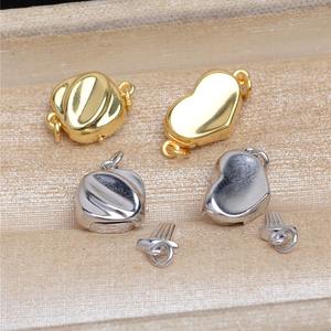 ตัวล็อคแบบแท่งสี่เหลี่ยมเงินแท้ S925 ลายม้ารัก สำหรับเครื่องประดับ 5551 - Product Image 1